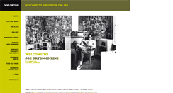 Desktop Screenshot of joeorton.org